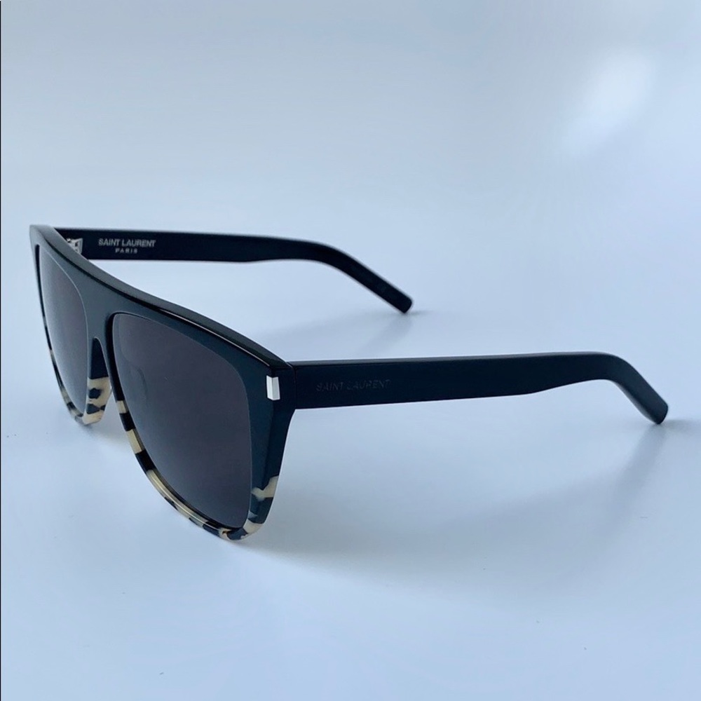 Saint Laurent Sunglasses SL 1-026 Havana/Black - Picture 6 of 7